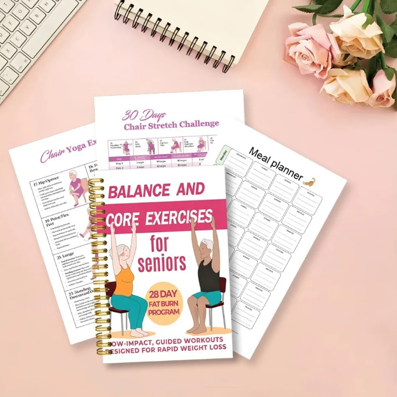 Chair Yoga Exercise Notebook F - Yoga Fitness Journal recension och pris