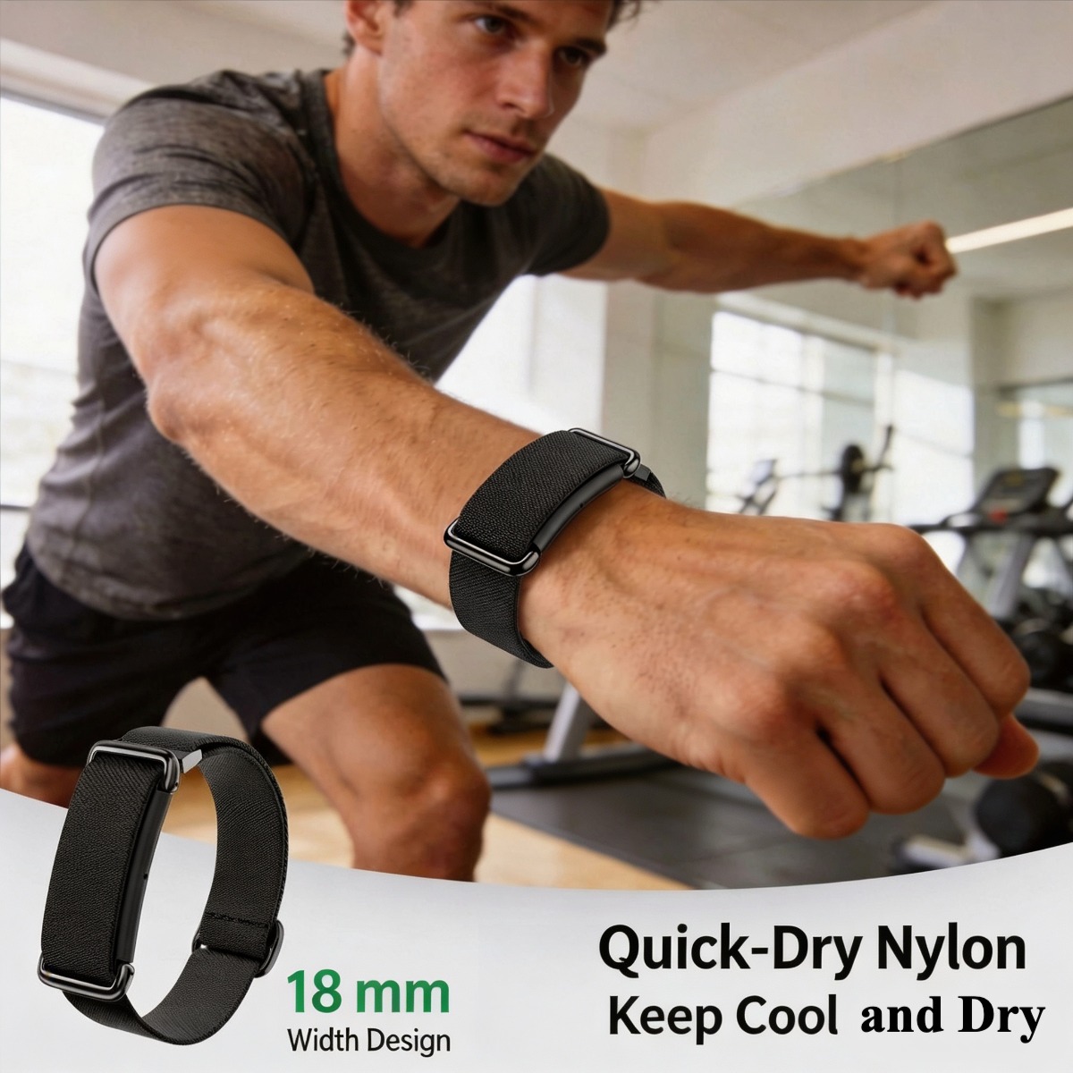 Nylon Wristband & Armband for  - Fitness Tracker Band recension och pris