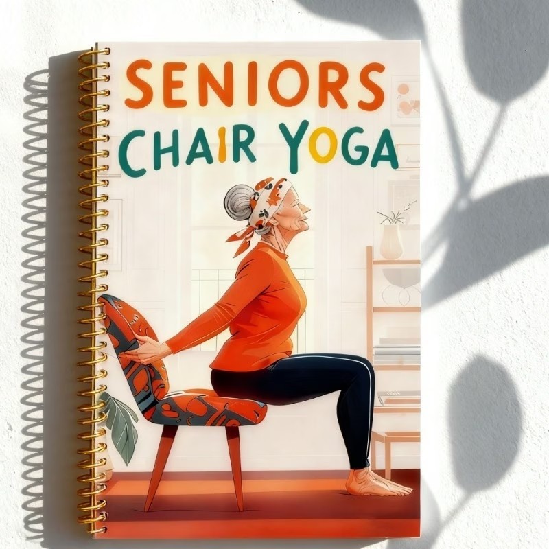 Chair Yoga Exercise Notebook F - Yoga Fitness Journal recension och pris