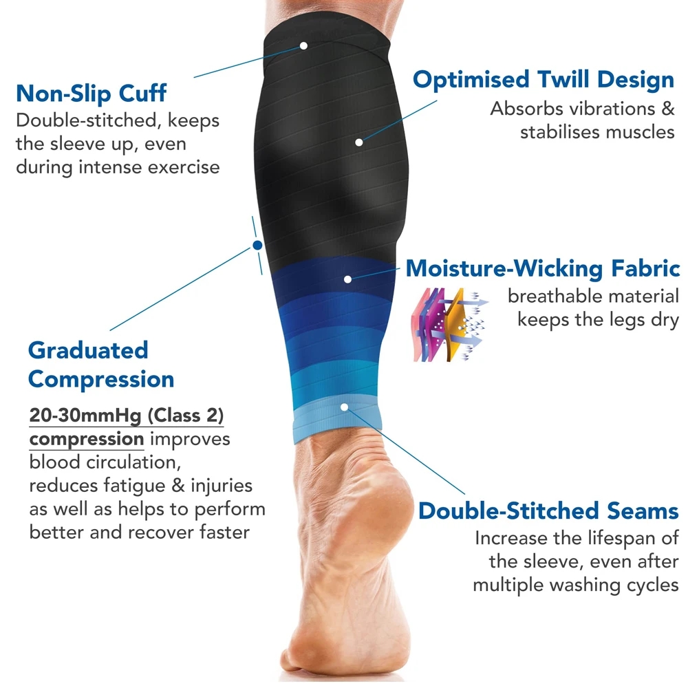 1Pair Calf Compression Sleeve  - Knee Sleeve Compression recension och pris