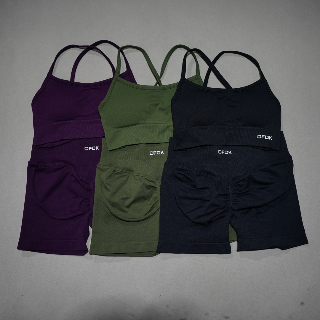 DFDK High Waist Short Leggings - Yoga Fitness Kleidung recension och pris