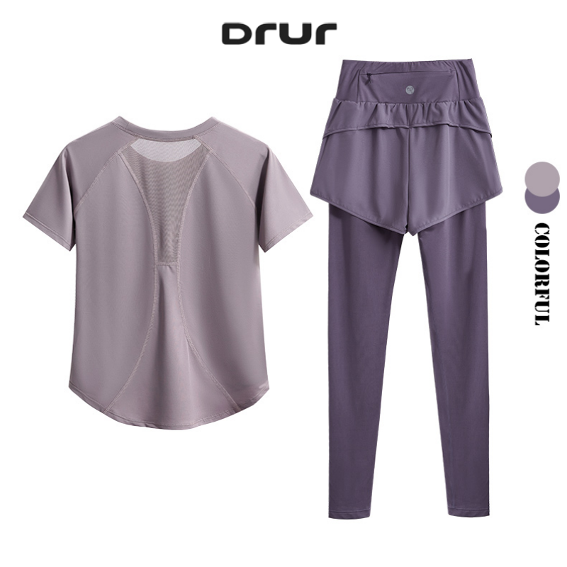 DRUR Women Yoga Pant Sets 2 Pi - Yoga Fitness Kleidung recension och pris